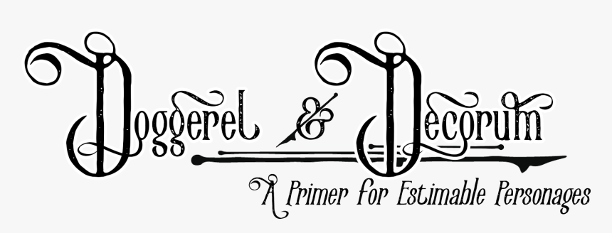 Doggerel & Decorum - Calligraphy, HD Png Download