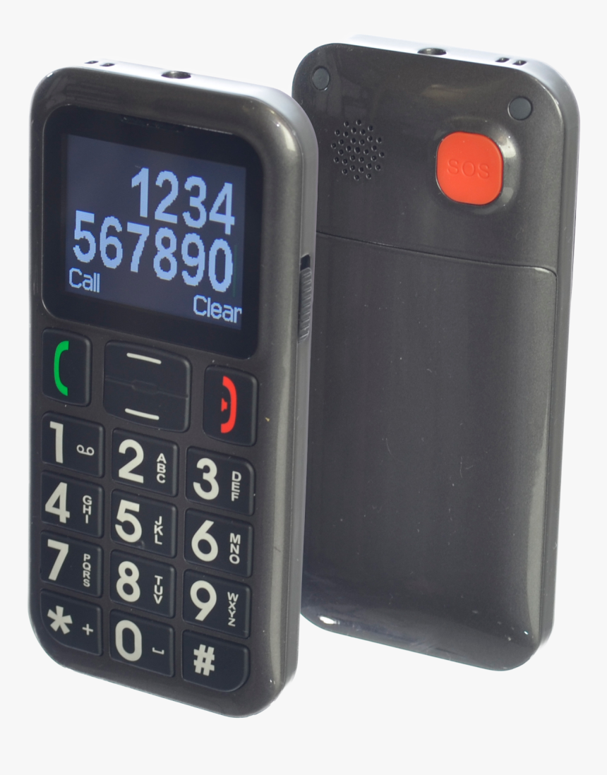 Cellphone Transparent Clear - Best Senior Mobil Phone, HD Png Download