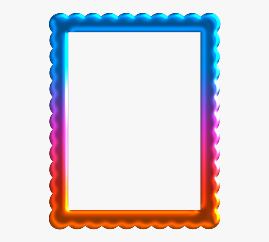 Transparent Wavy Border Clipart - Picture Frame, HD Png Download
