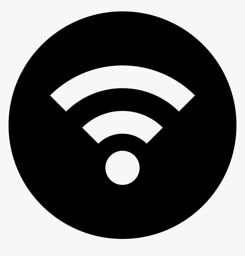 Crm Wifi R Solid - Spotify Black Icon Png, Transparent Png