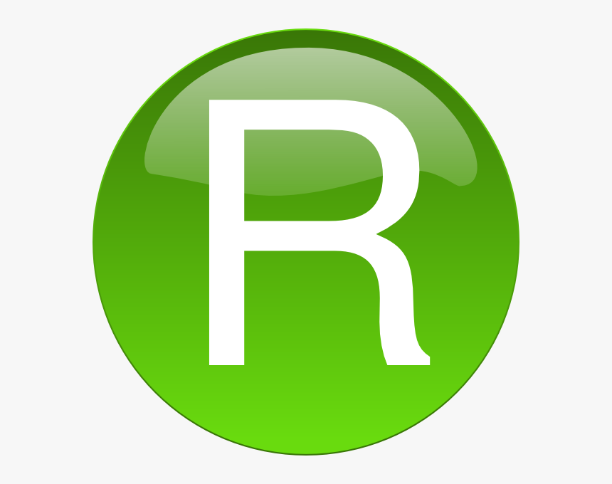 Green R Svg Clip Arts - R In Green Circle, HD Png Download