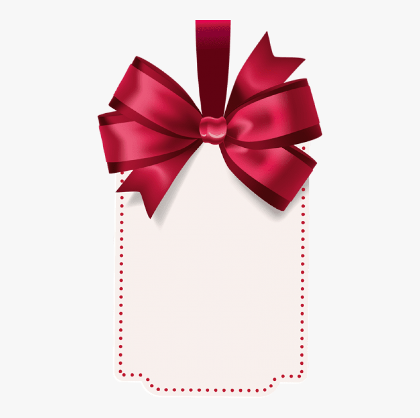 Bow Template, Cute Frames, Bow Board, Label Tag, 3d - Christmas Price Tag Template, HD Png Download