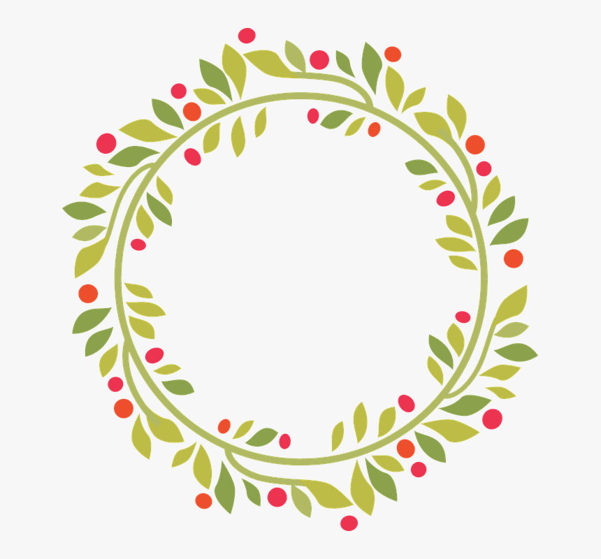 Wreath, Christmas, Green, Decoration, Xmas, Festive - Transparent Background Christmas Wreath Png, Png Download