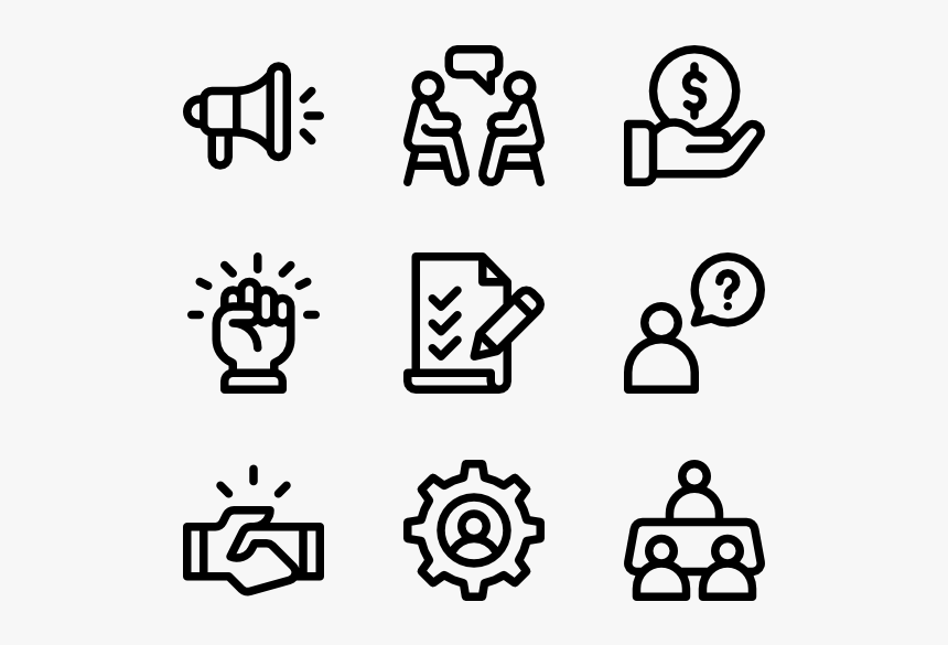 Human Resources Vector - Web Icons, HD Png Download