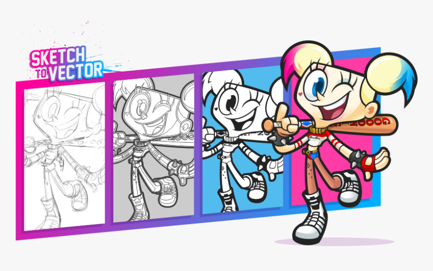Harley Quinn Clipart , Png Download - Cartoon, Transparent Png
