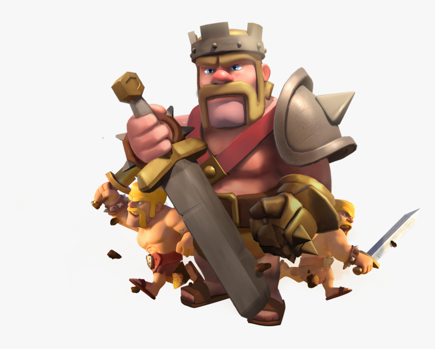 Barbarian King Coc Png, Transparent Png