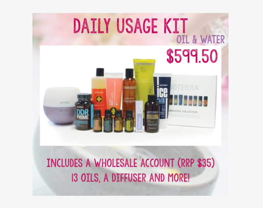 Daily Usage Kit Doterra, HD Png Download