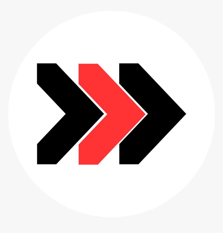 Oyp Arrows White Circle - Graphic Design, HD Png Download