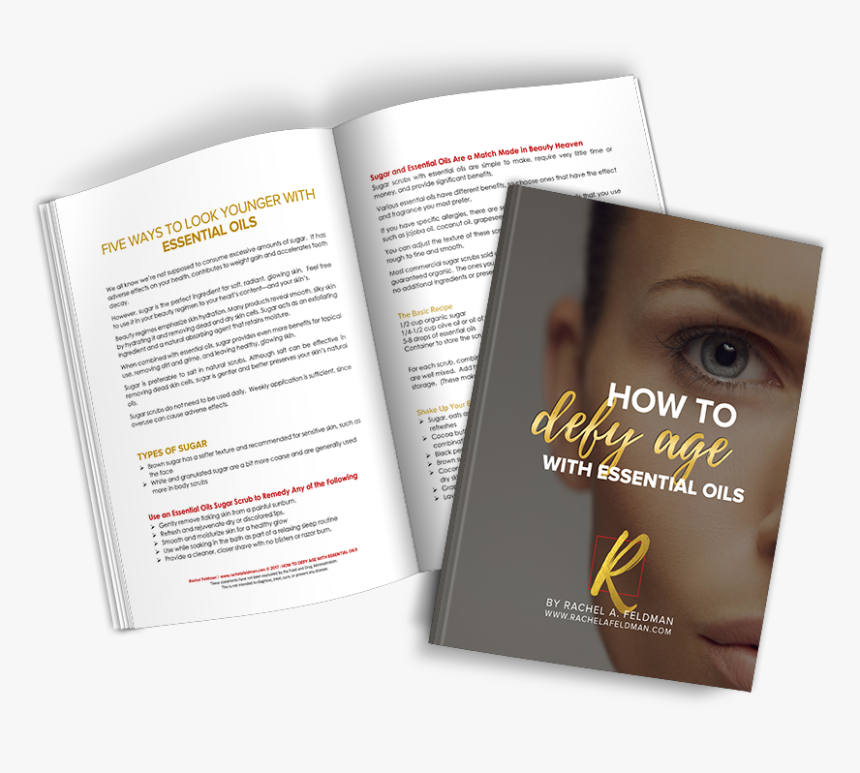 How To Defy Age With Essential Oils With Rachel Feldman - Brochure, HD Png Download