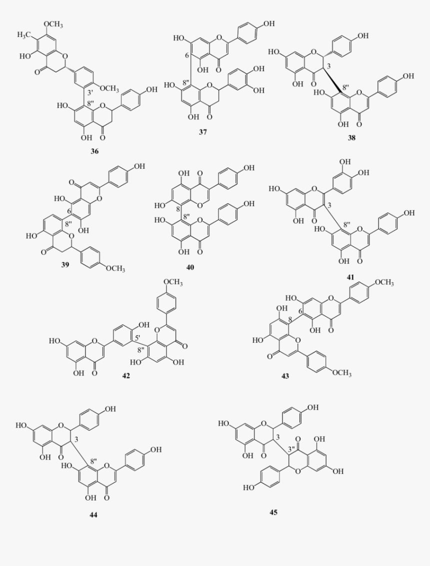 Compounds 36 45 As Examples Of Naturally Occurring - Fad, HD Png Download