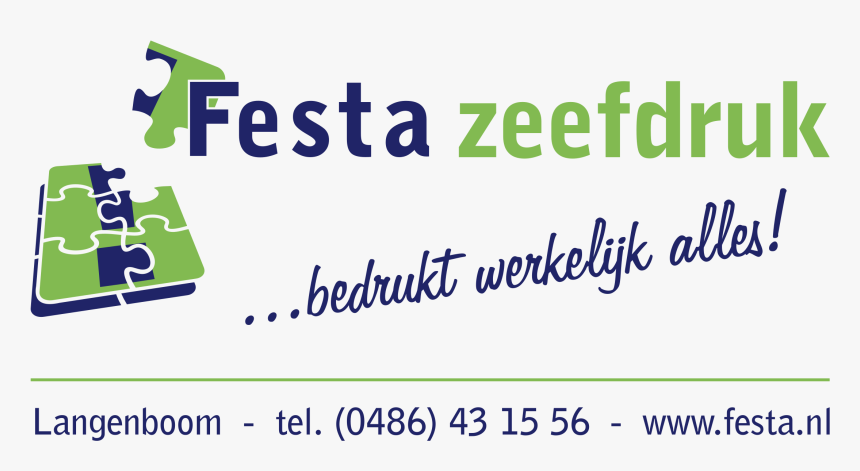 Festa Zeefdruk Logo Png Transparent - Graphic Design, Png Download