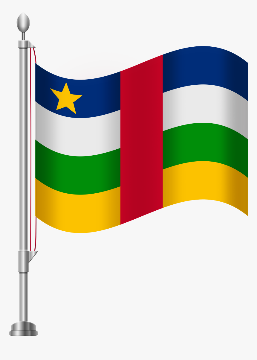 Central African Republic Flag Png Clip Art, Transparent Png