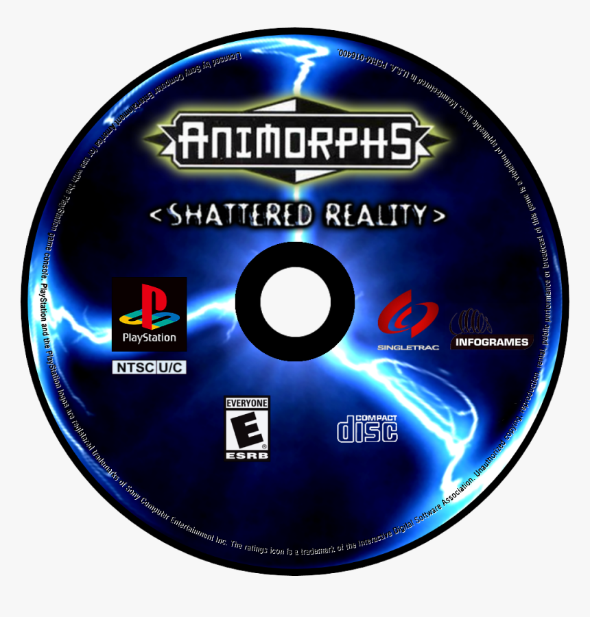 Animorphs Shattered Reality Ps1 Disc, HD Png Download