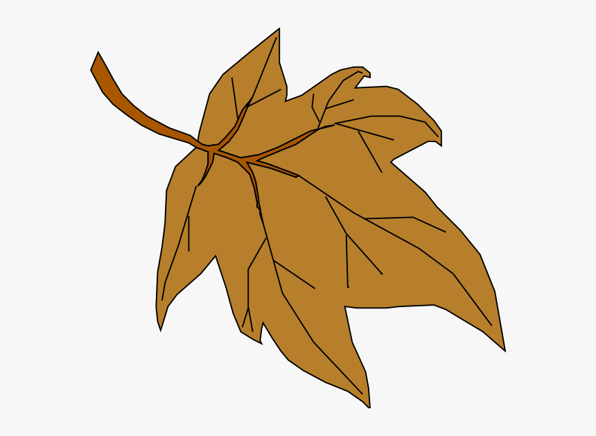 Brown Fall Leaves Clipart, HD Png Download