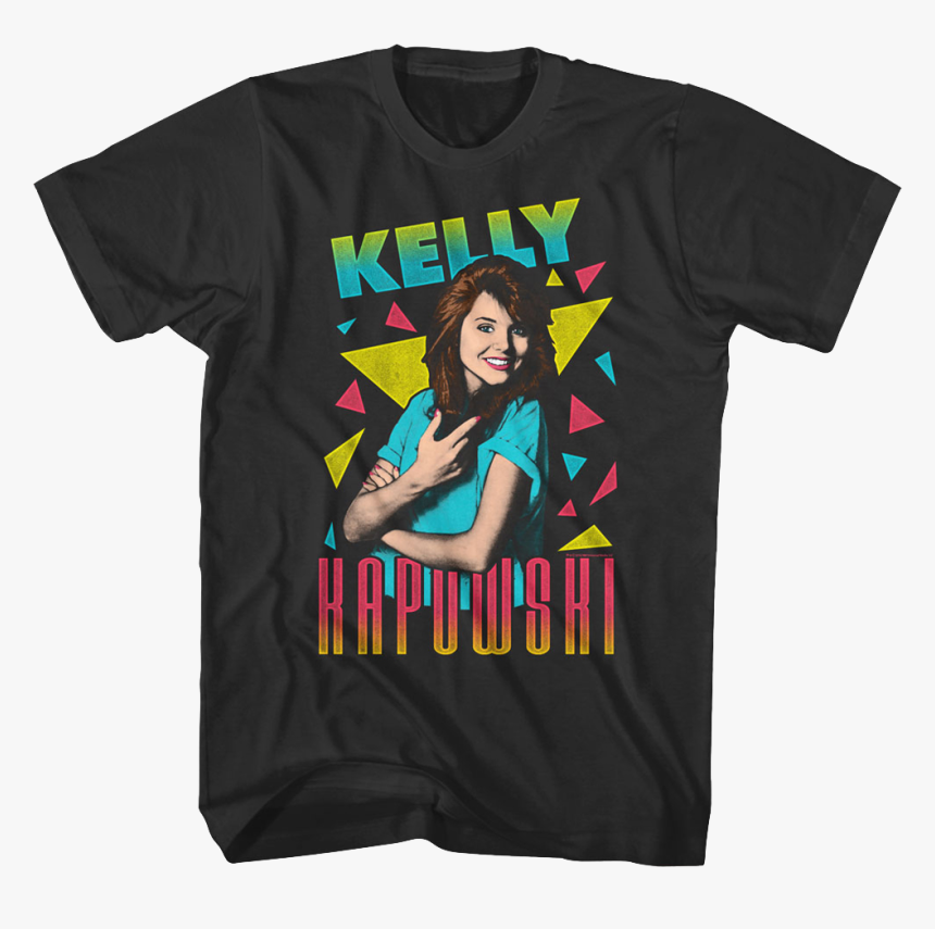 Triangles Kelly Kapowski Saved By The Bell T-shirt - Mister Rogers Neighborhood Shirt, HD Png Download