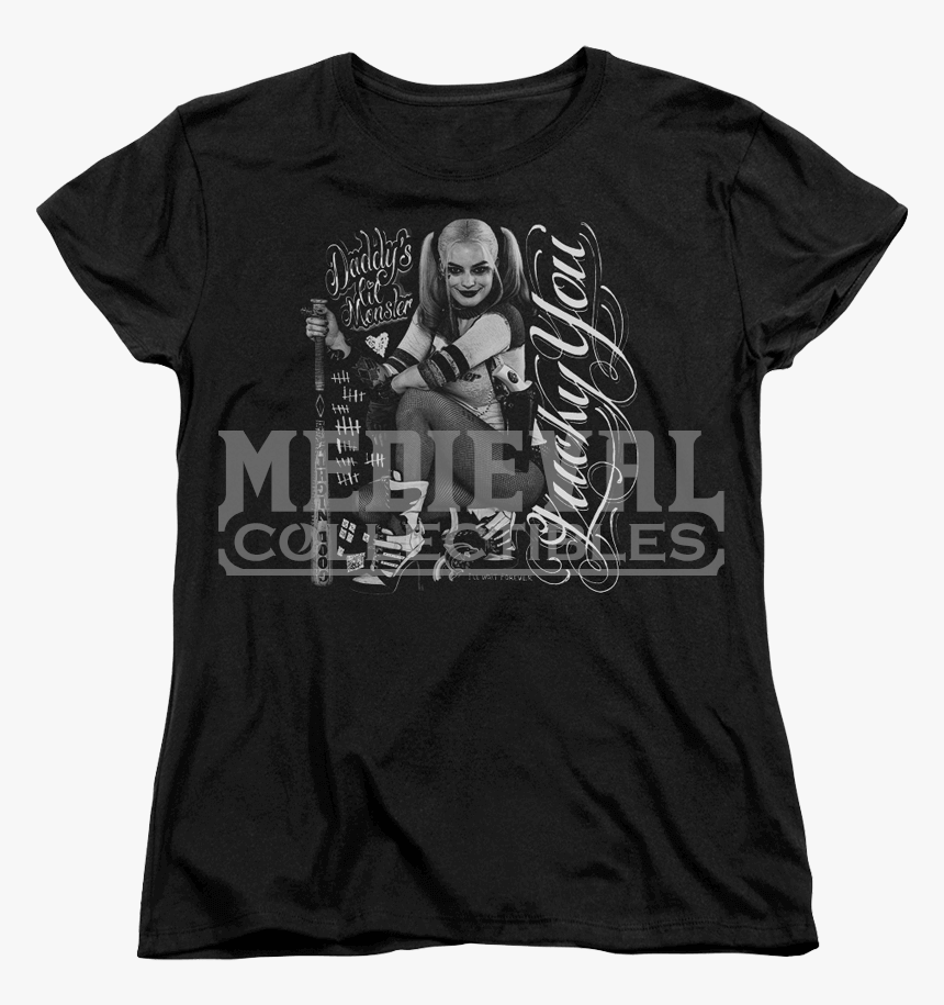 Suicide Squad Harley Lucky Womens T-shirt - Shirt, HD Png Download