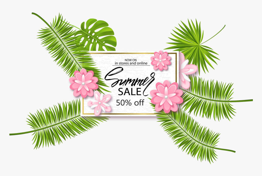 Pine Branches Watercolor Png Vector - Illustration, Transparent Png