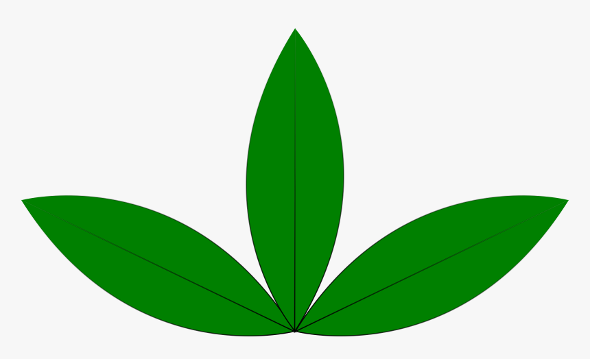 Green Leaves Clipart Clip Art Green - Big Leaves Clip Art, HD Png