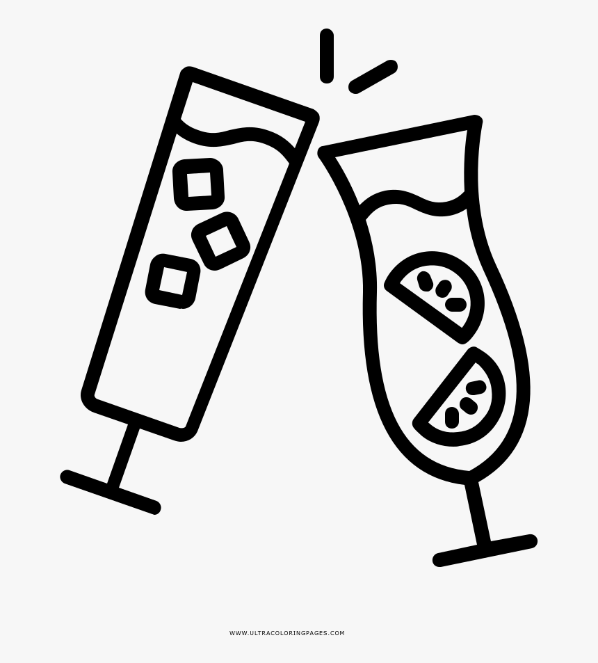 Festa Coloring Page - Desenhos De Festa Png, Transparent Png