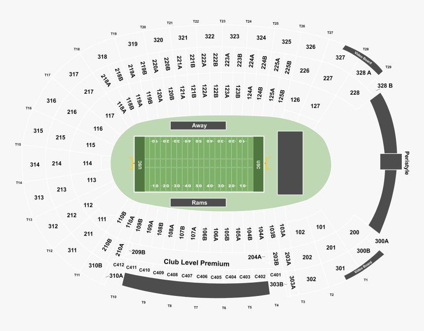 Coliseum La Section 211 Row 7, HD Png Download