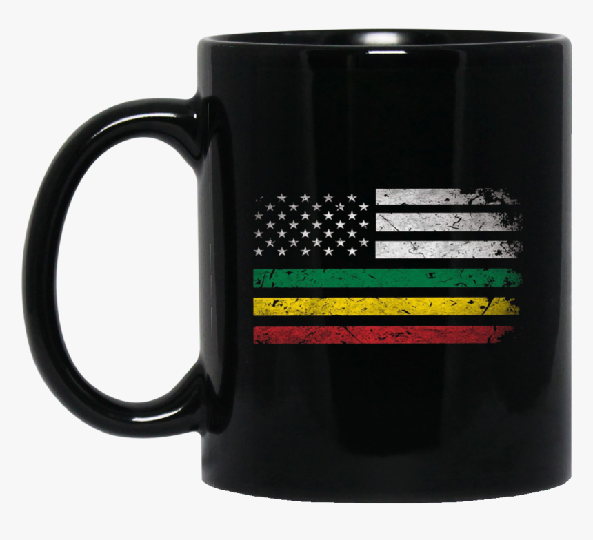 Africa Flag -african American Flag Rasta Reggae - Beer Stein, HD Png Download