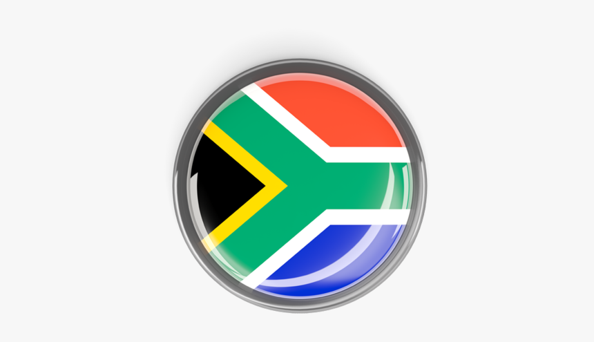 South African Flag Button, HD Png Download