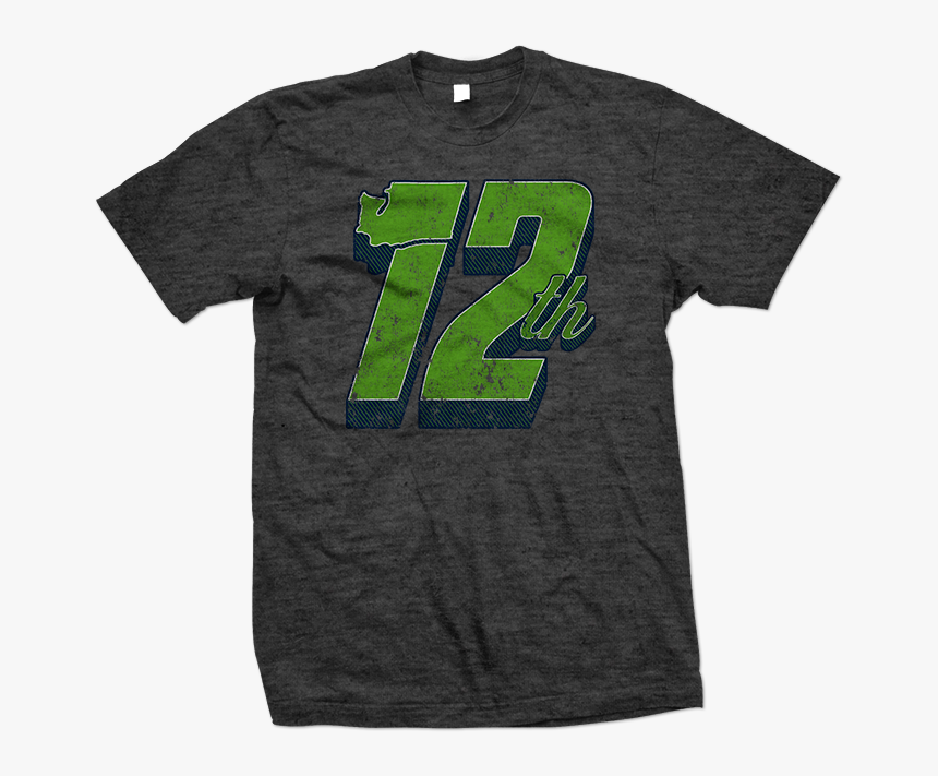 Seattle Seahawks 12th Man Design Transp - T Shirt, HD Png Download