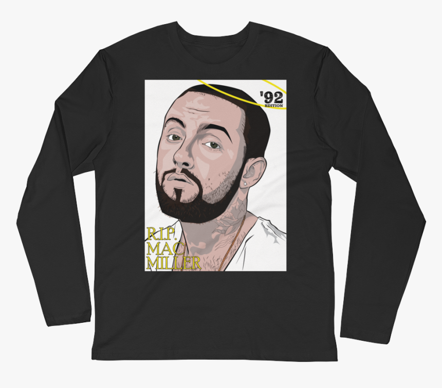 Load Image Into Gallery Viewer, Mac Miller Long Sleeve - Long-sleeved T-shirt, HD Png Download