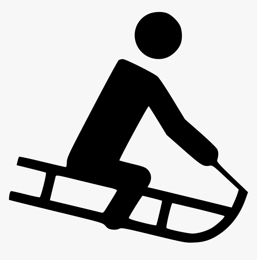 Sledding - Toboggan Icon Png, Transparent Png , Transparent Png Image