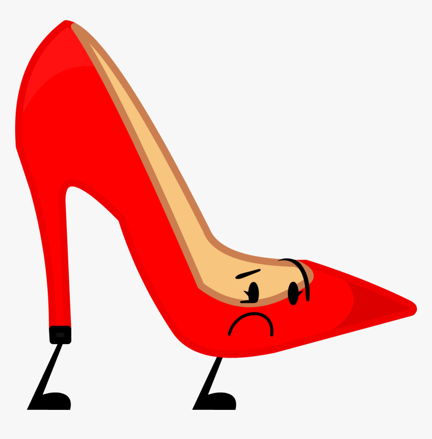 Transparent High Heeled Shoe Clipart - Basic Pump, HD Png Download