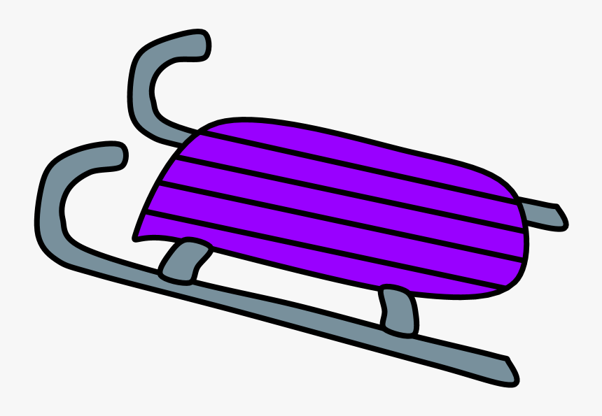 Sled, Purple - Sled, HD Png Download