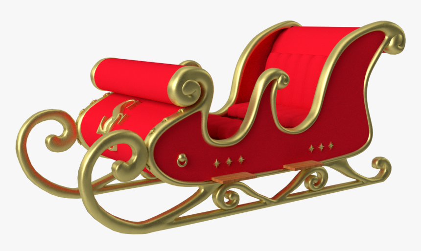 Santa Sleigh No Background - Santa Sleigh Transparent Background, HD