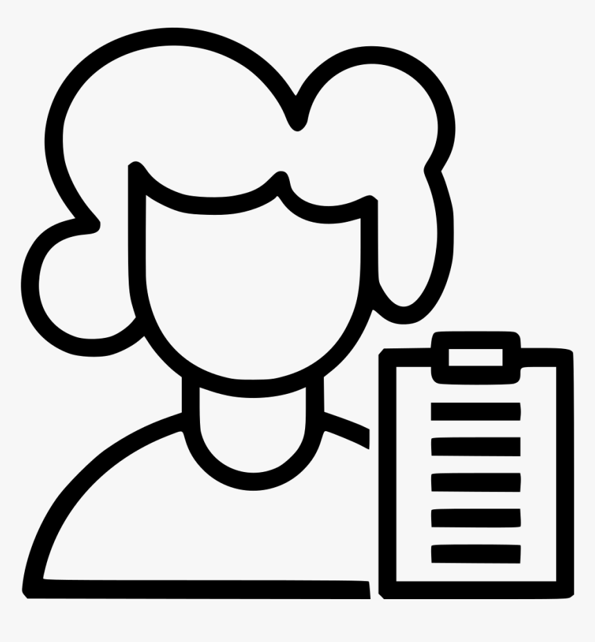 Teacher Note Professor Tutor Education Teaching Ladytutor - Teacher Note Icon, HD Png Download