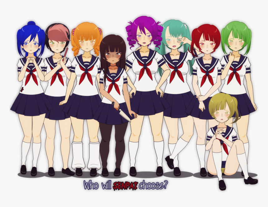 Smp Choose Yandere Simulator Project Justice Princess - Knife In Yandere Simulator, HD Png Download