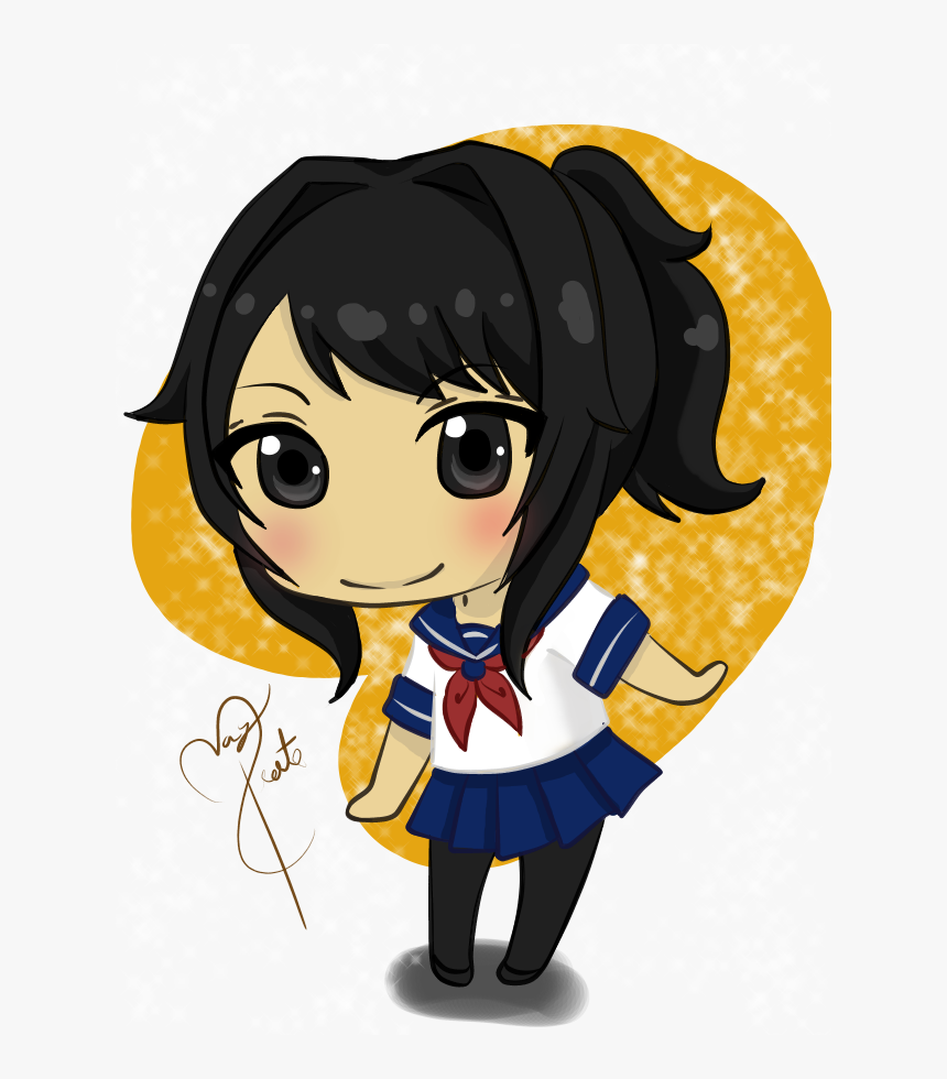 Yandere Chan - Cartoon, HD Png Download