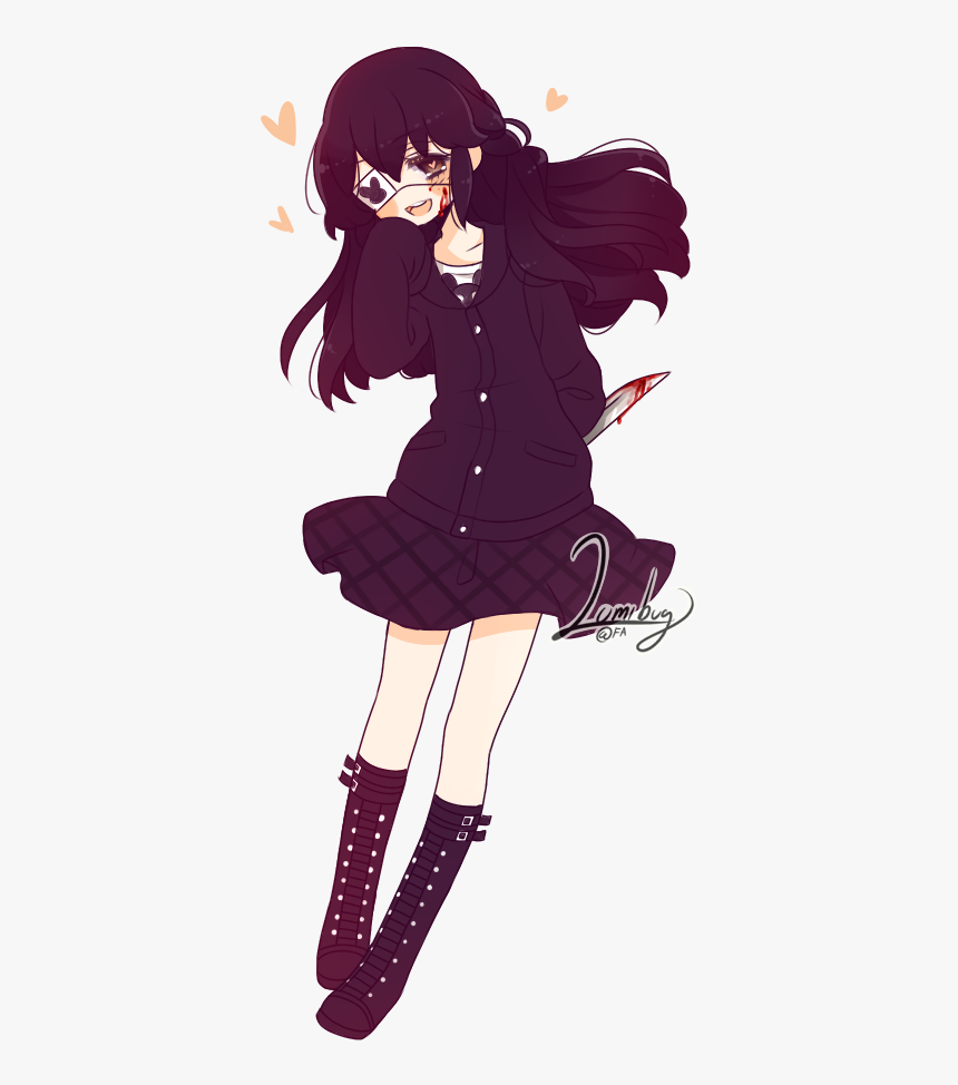 [oc] Yandere-chan - Yandere Oc, HD Png Download