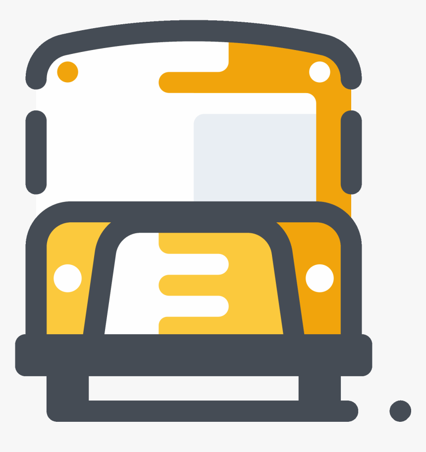 School Bus Icon Logo, HD Png Download