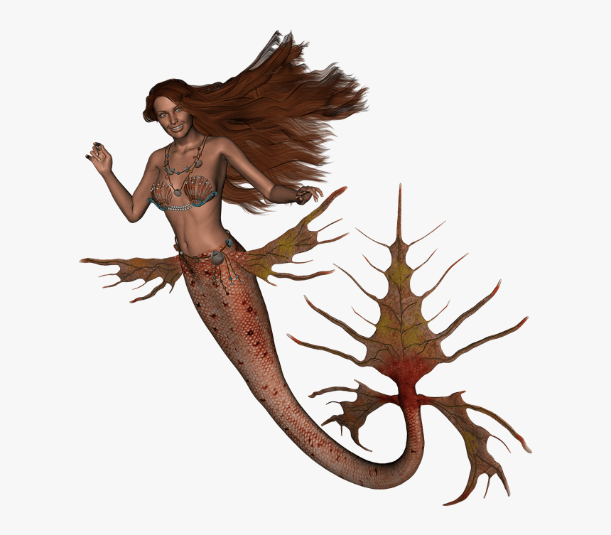 Sirens Awesome Cleavages Pic - Mermaid Fantasy Swimming, HD Png Download