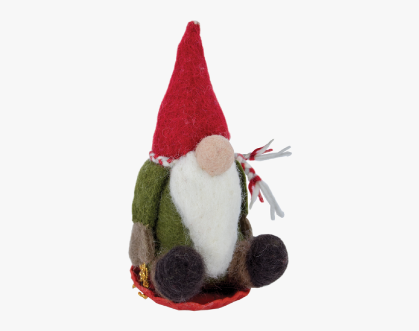 Sledding Gnome Ornament - Stuffed Toy, HD Png Download