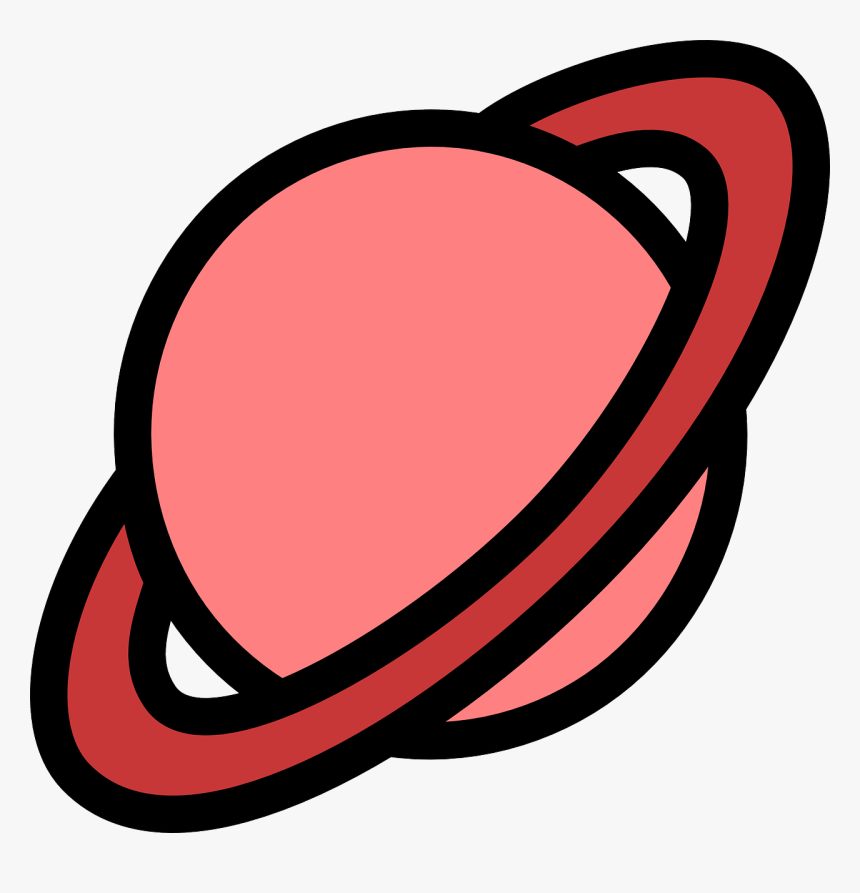 Ringed Planet Clipart, HD Png Download
