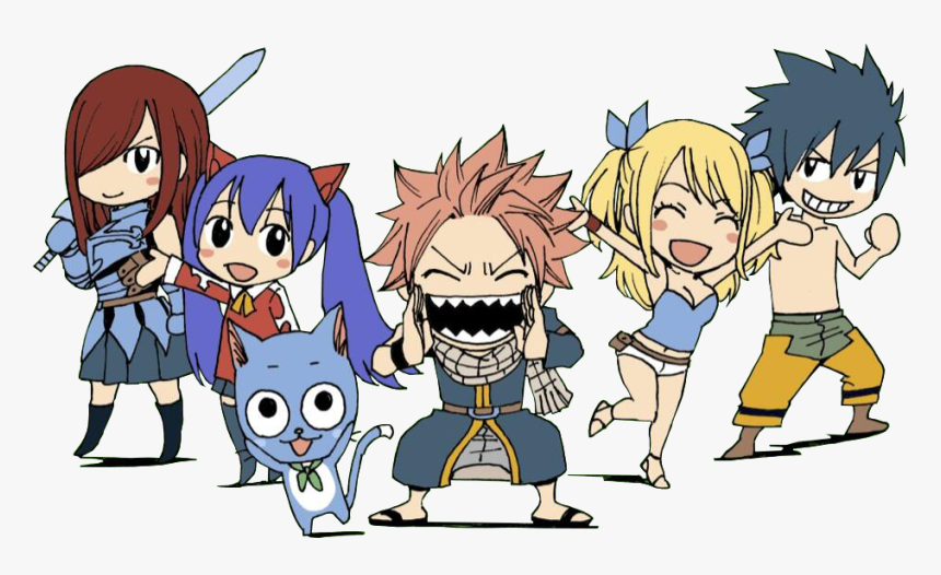 Fairy Tail Chibis 2 Render By Shutsujin-d6sd33x - Fairy Tail Chibi Characters, HD Png Download