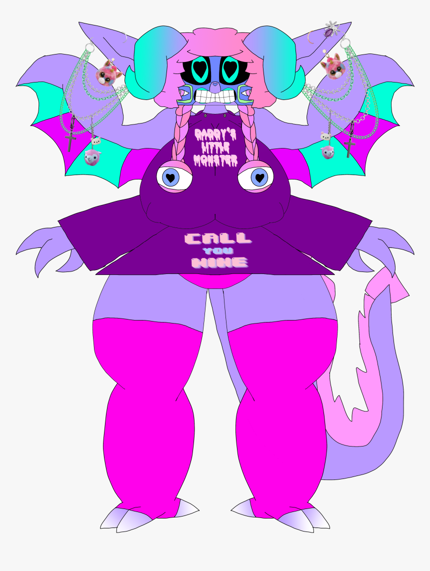 Vesper The Adorable Owo Demon - Cartoon, HD Png Download