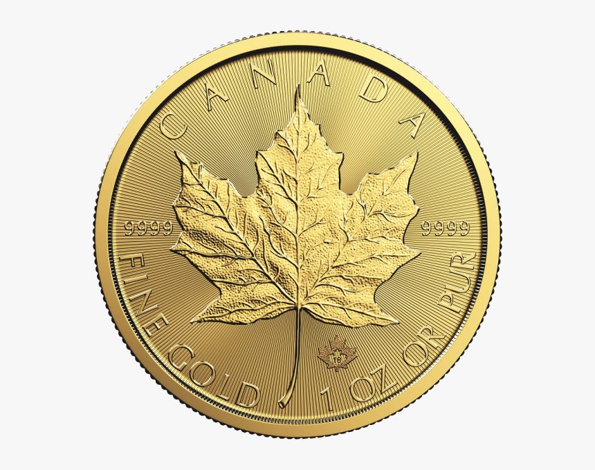 2019 Gold Maple Leaf Coin, HD Png Download