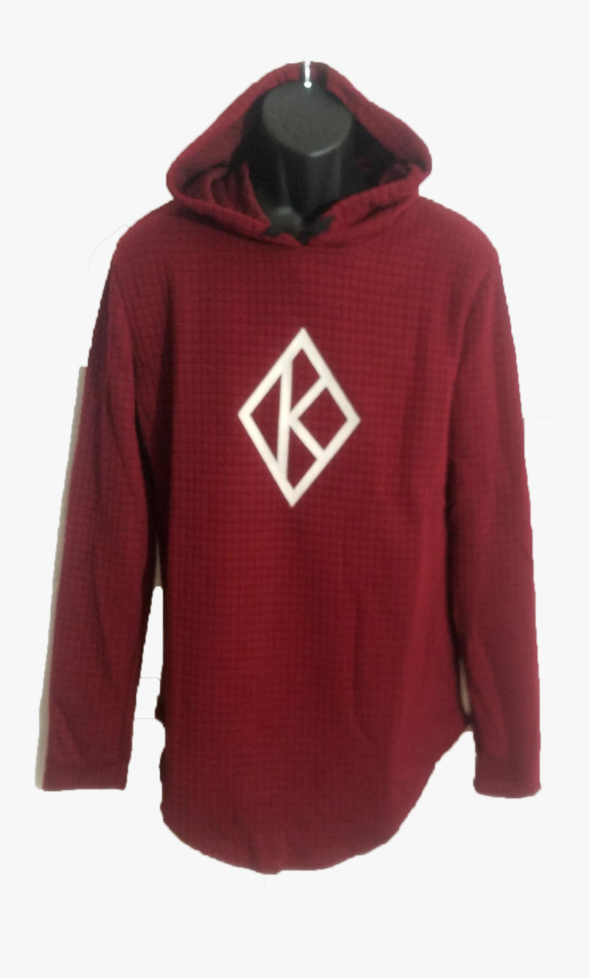 Waffle Hoodie With Kappa Diamond - Hoodie, HD Png Download