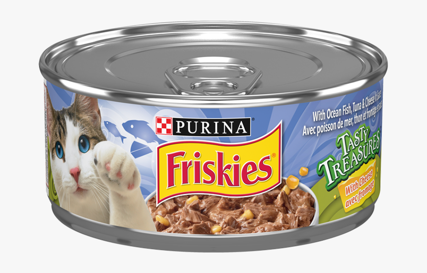 Can Cat Food Fish Png - Friskies Cat Food 156g, Transparent Png