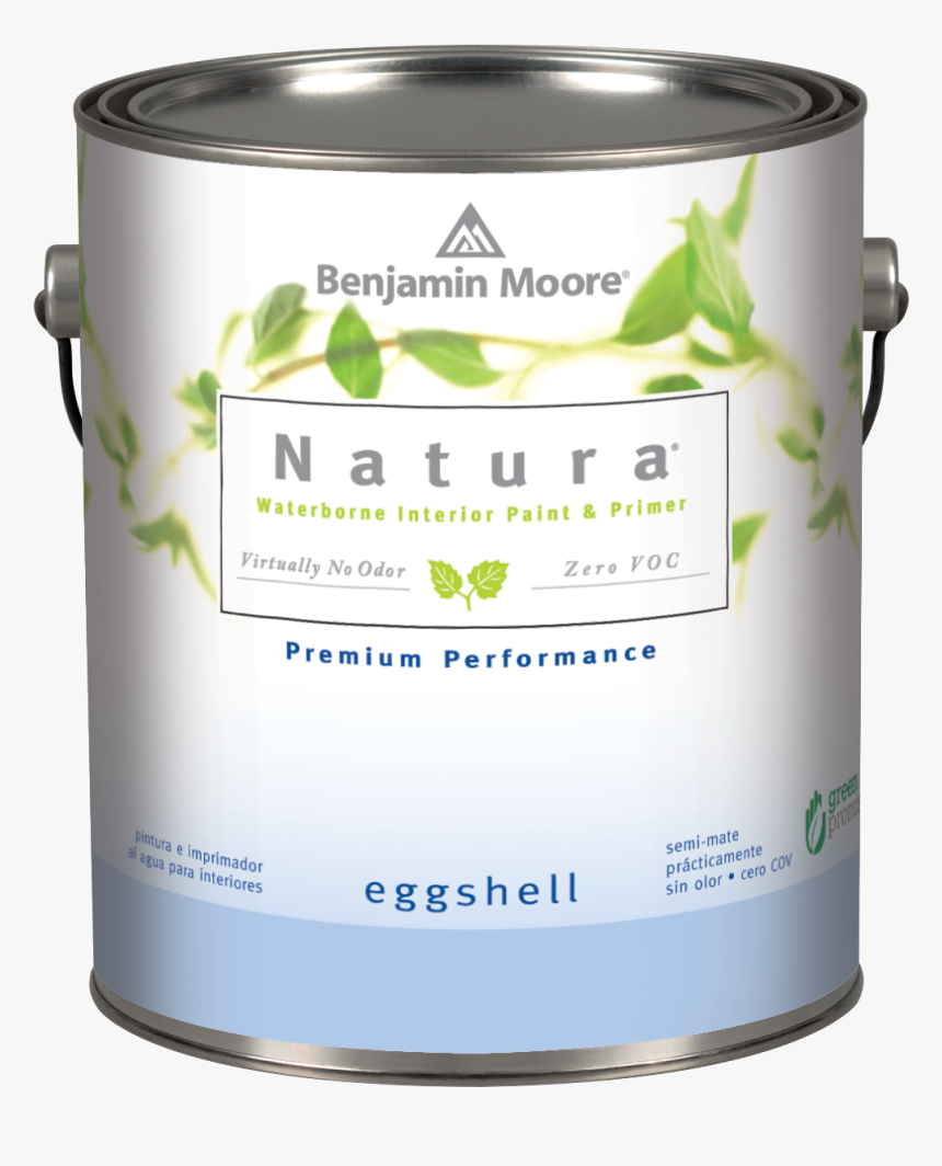 Image Of Benjamin Moore Natura Eggshell Can - Natura Benjamin Moore, HD Png Download