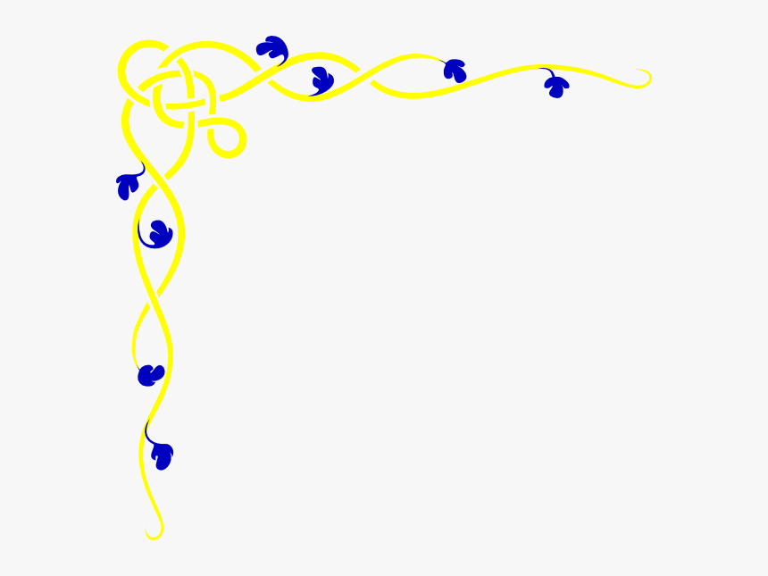 Blk Leaves Svg Clip Arts - Vines In Black And White, HD Png Download