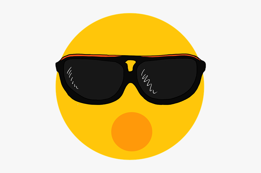 Emoji, Emotions, Face, Sun Glasses, Wow - Wow Emoji Emotions, HD Png Download