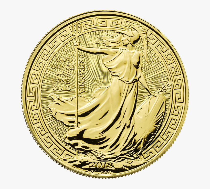 Britannia 2018 Oriental Border 1 Oz Gold Coin 
 Src - Britannia 2019 Oriental Border 1 Oz Gold Coin, HD Png Download