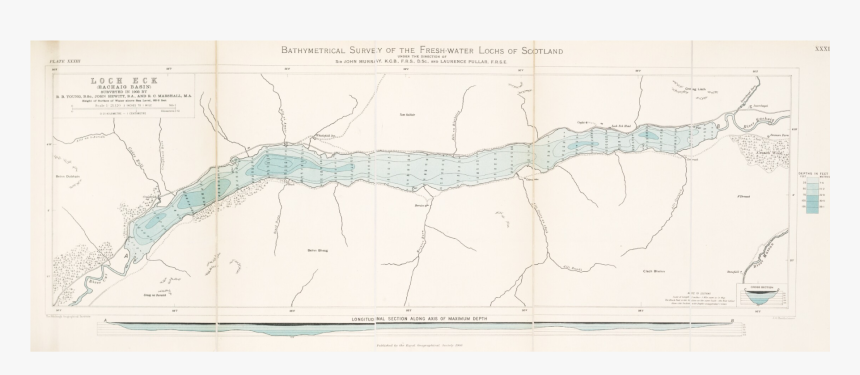 Loch Eck Bathymetry, HD Png Download